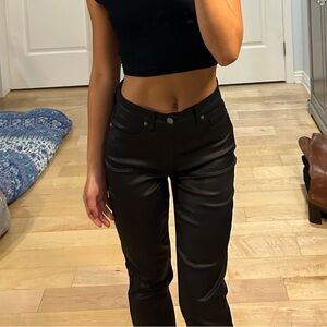 Banana Republic Leather Look Pants
